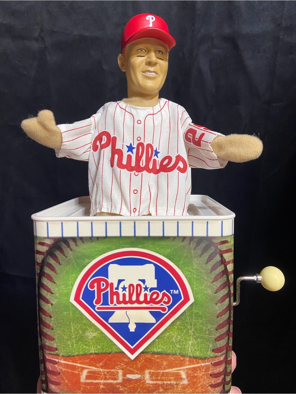 Philadelphia Phillies Jim Thome Jack-in-the-Box Baseball Player Toy